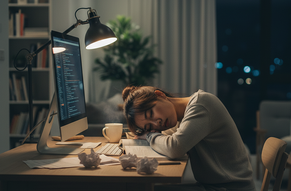 Thức khuya - thói quen âm thầm hại gan