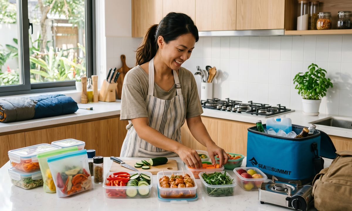 Cách bảo quản thực phẩm khi đi cắm trại
