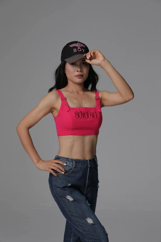 Cơ thể chị Hiền săn chắc rõ rệt sau 3 tháng nhờ tỷ lệ cơ - mỡ - nước được cải thiện tối ưu. Ảnh: Nhân vật cung cấp