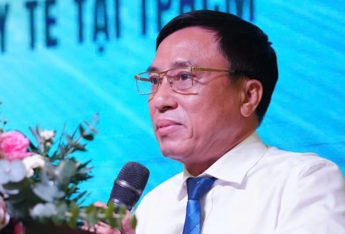 BS.CK2 Đào Văn Sinh, Trưởng đại diện Văn phòng Bộ Y tế tại TP HCM tại hội thảo ngày 12/5. Ảnh: Vân Sơn
