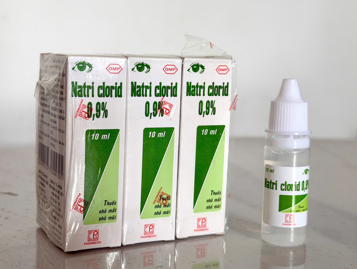 Thu hồi lô thuốc nhỏ mắt Natri clorid 0,9% do không đạt độ trong