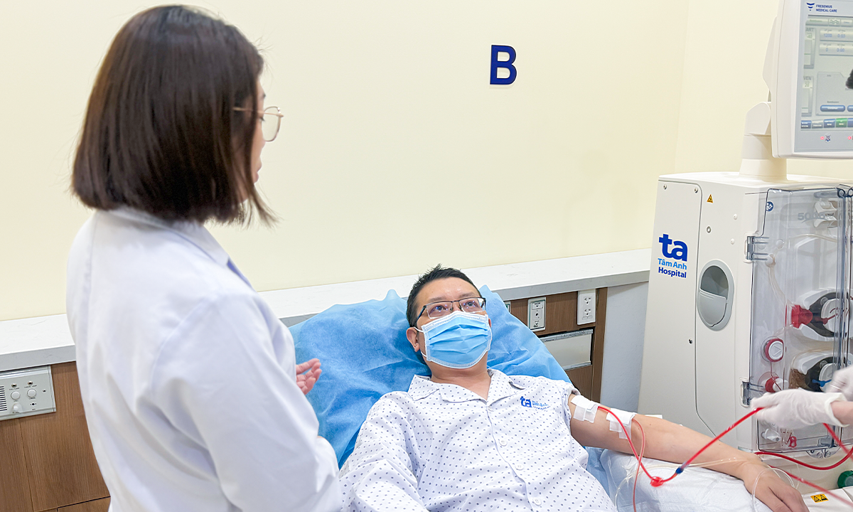 Suy thận giai đoạn cuối do thận đa nang di truyền
