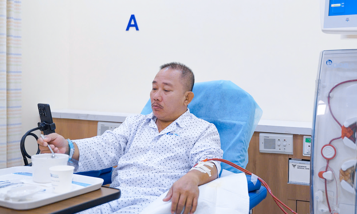 Một buổi chạy thận diễn ra thế nào