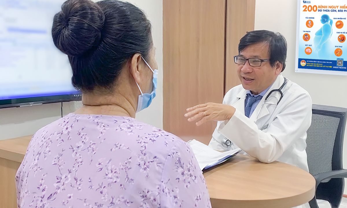 Giãn tĩnh mạch sau tăng 13 kg trong một năm