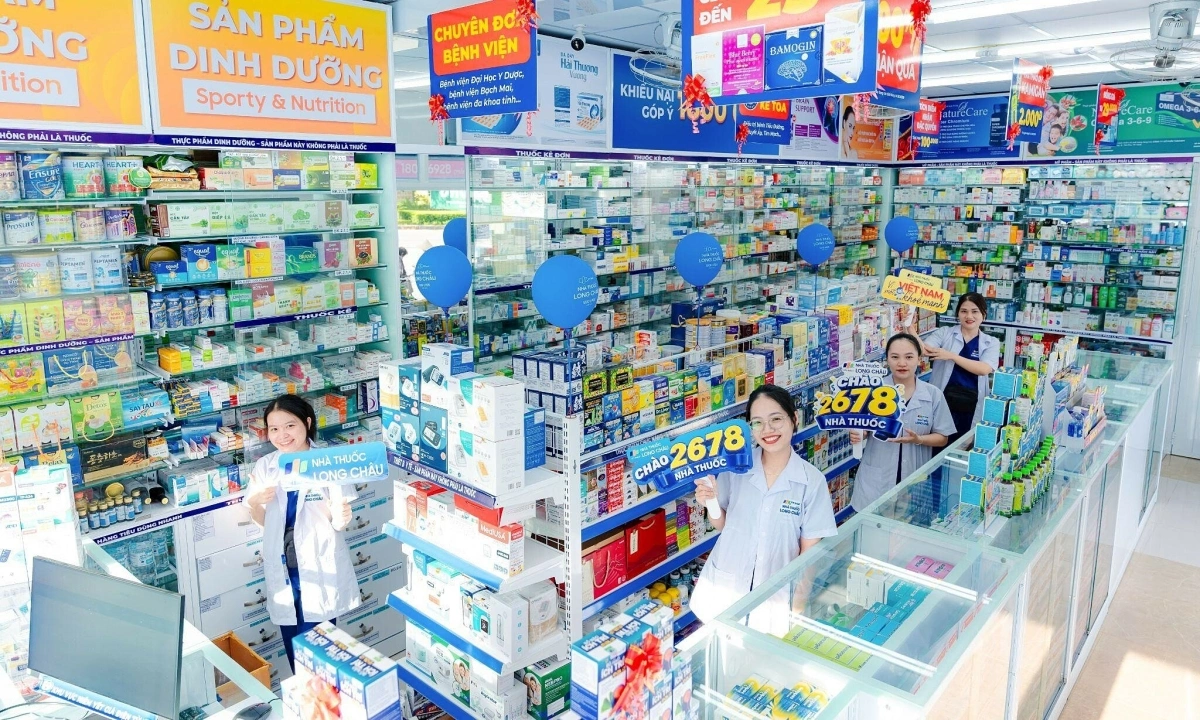Long Châu đạt dấu mốc mới trong mở rộng chuỗi nhà thuốc