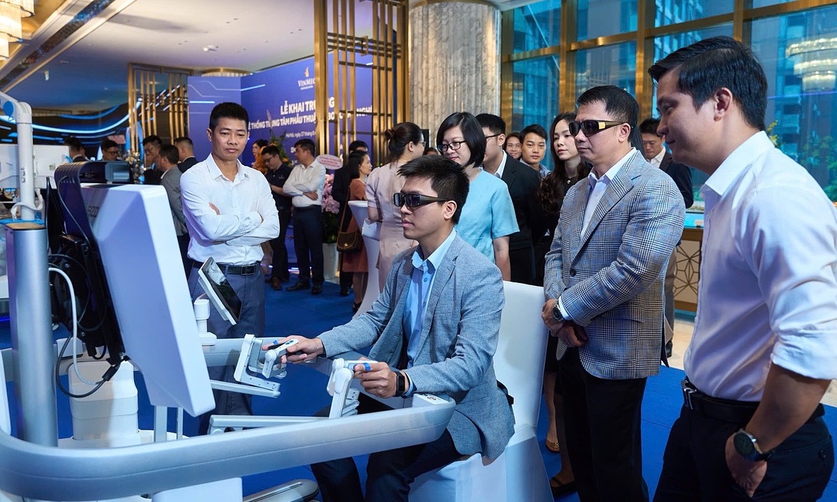 Vinmec khai trương hệ thống trung tâm phẫu thuật robot công nghệ cao