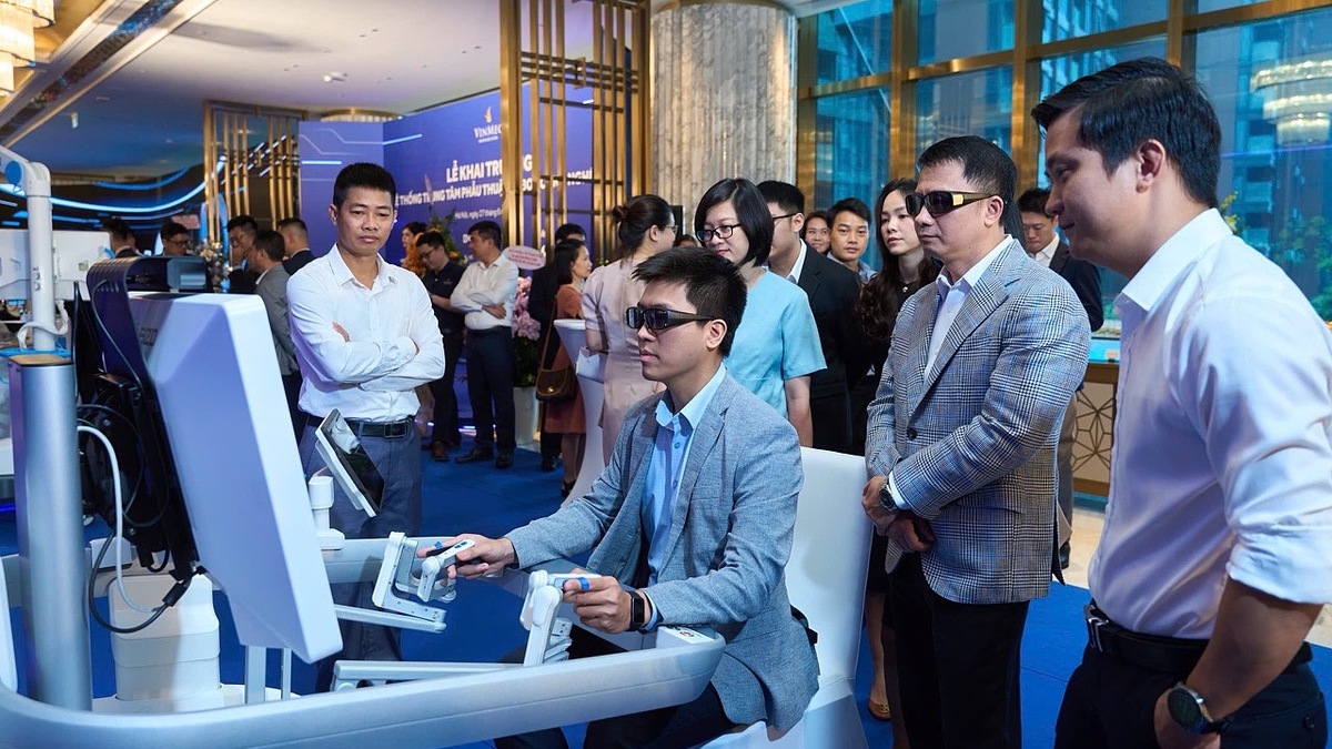 Vinmec khai trương hệ thống trung tâm phẫu thuật robot công nghệ cao
