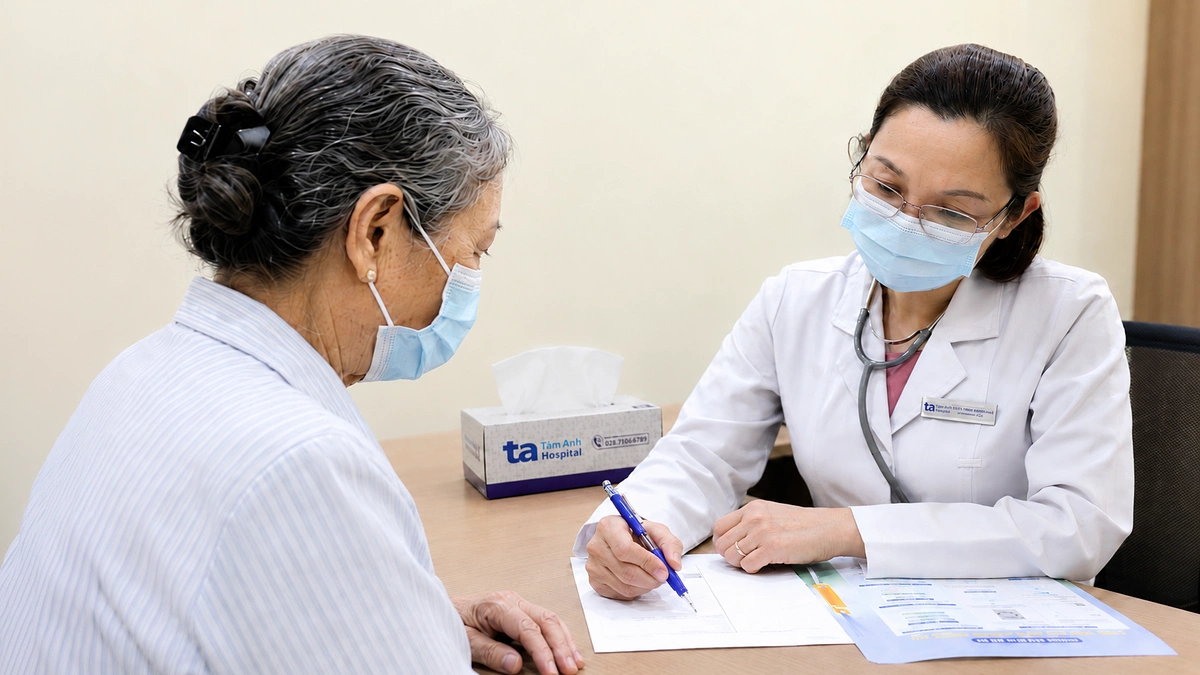 Cụ bà suy tim do cường giáp