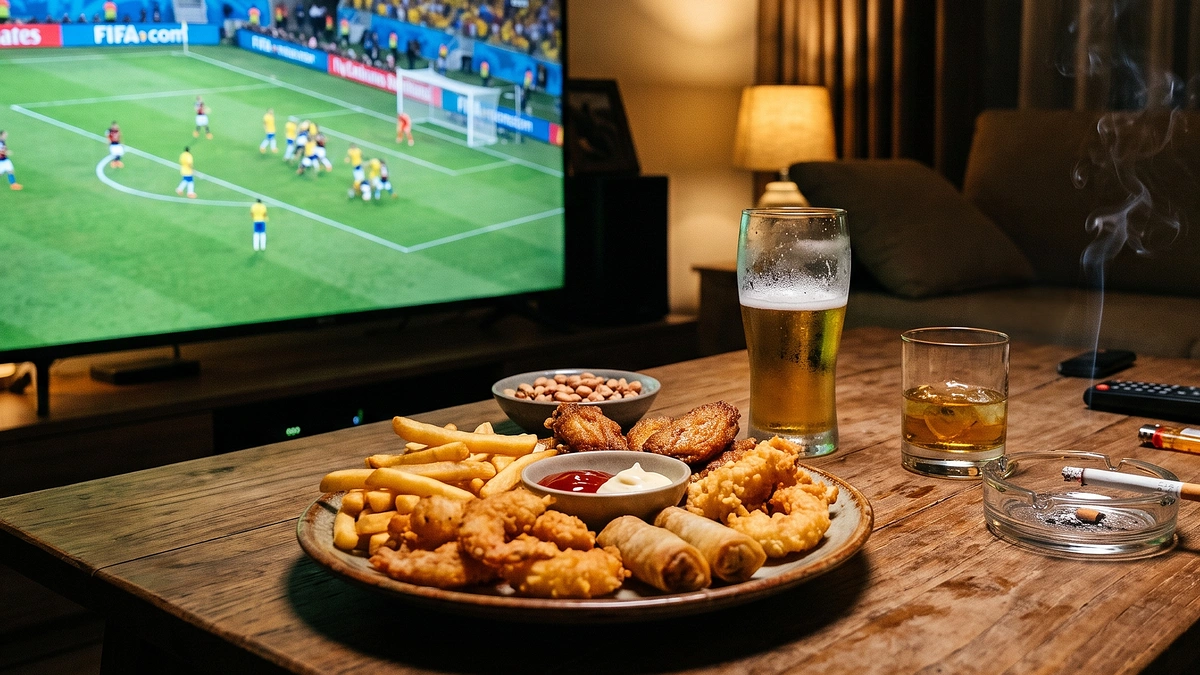 Ăn đêm xem World Cup - combo 'sát thủ' khiến dạ dày và gan tổn thương ra sao?