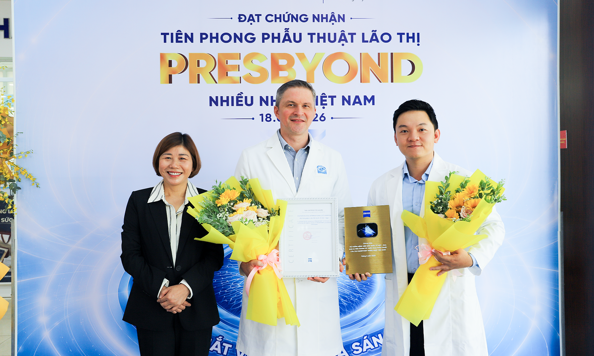 Bệnh viện Mắt Việt - Nga dẫn đầu công nghệ Presbyond điều trị lão thị