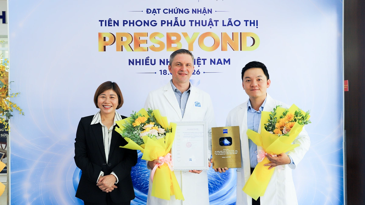 Bệnh viện Mắt Việt - Nga dẫn đầu công nghệ Presbyond điều trị lão thị