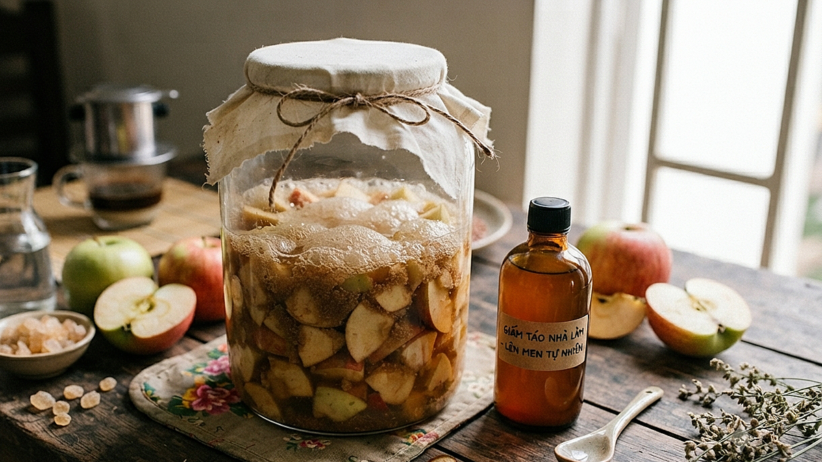 Lợi ích khi dùng giấm táo trước khi ngủ