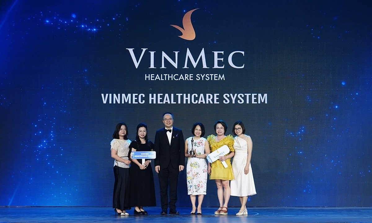 Vinmec 3 năm liên tiếp đạt 'Nơi làm việc tốt nhất châu Á'