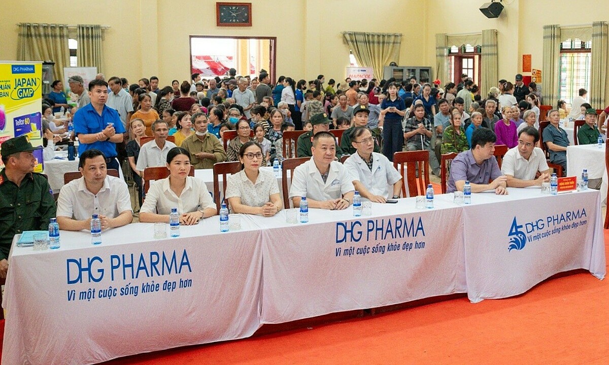 DHG Pharma chung tay chăm sóc sức khỏe cộng đồng tại Ninh Bình