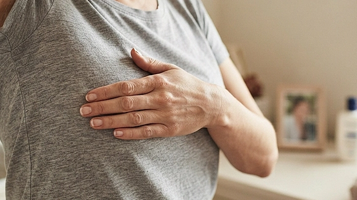 Cách tự kiểm tra ngực giúp phát hiện dấu hiệu bất thường