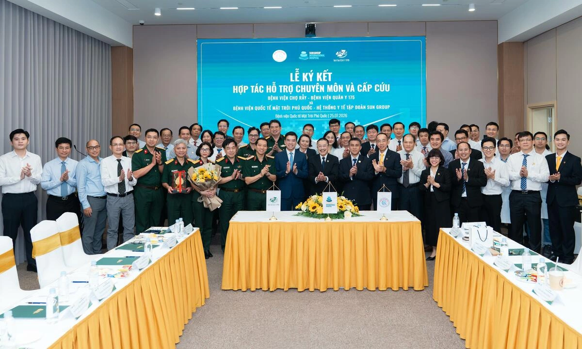 Bệnh viện Quốc tế Mặt Trời Phú Quốc hợp tác hai bệnh viện tuyến cuối