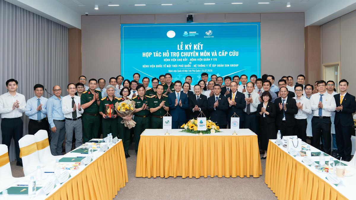 Bệnh viện Quốc tế Mặt Trời Phú Quốc hợp tác hai bệnh viện tuyến cuối