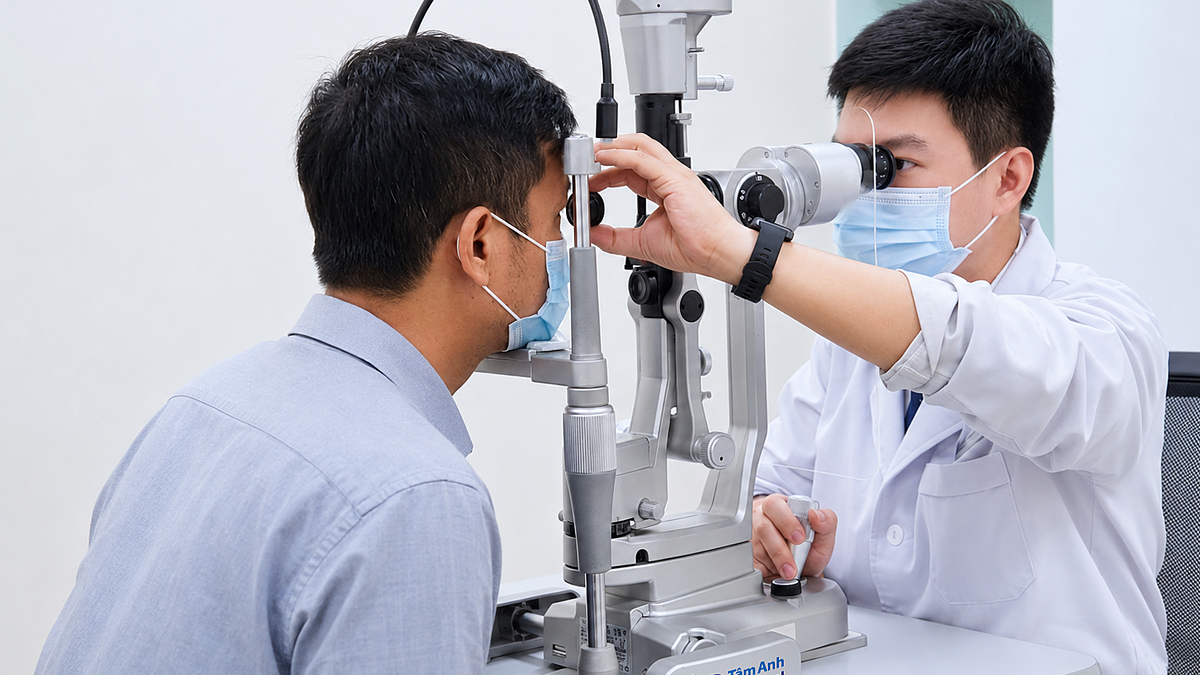 Xuất huyết võng mạc do cơn tăng huyết áp ác tính