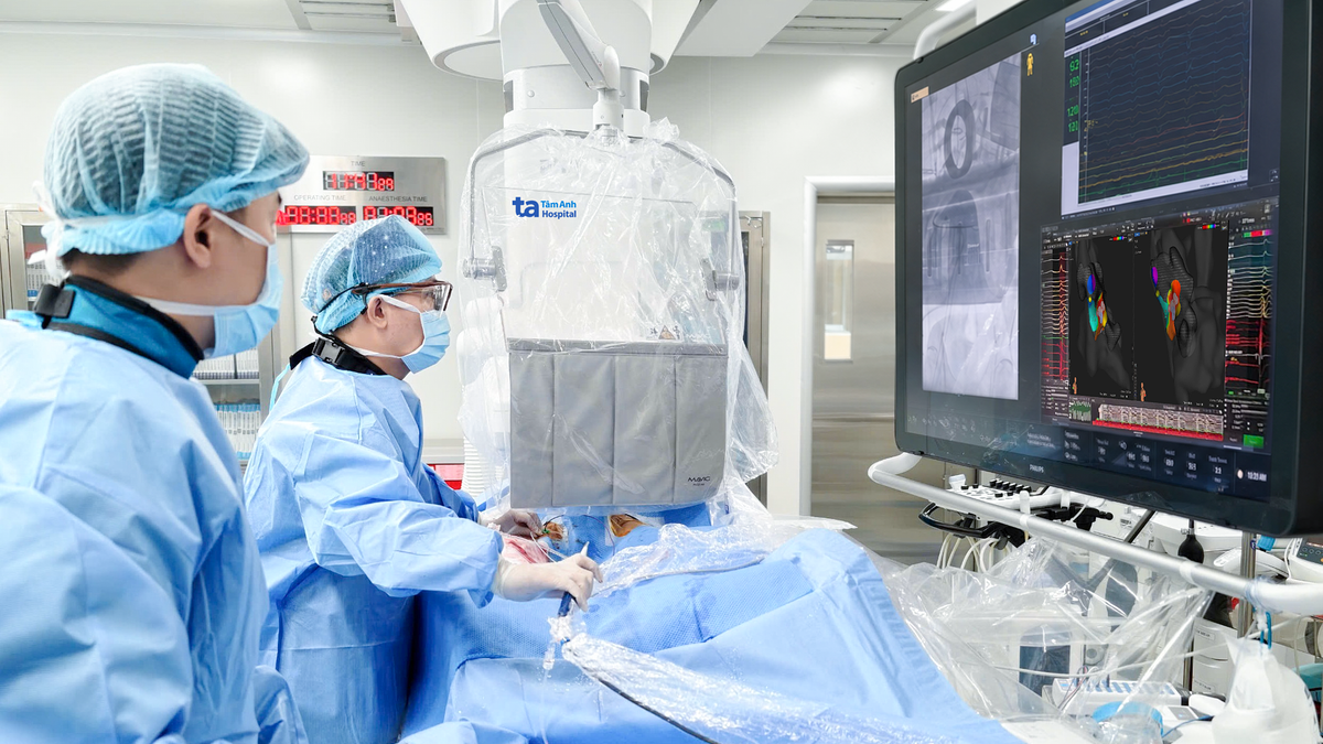 Dựng bản đồ điện cực 3D điều trị loạn nhịp tim