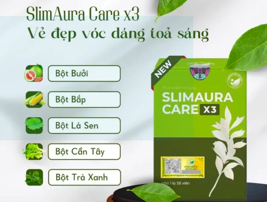 Sản phẩm giảm cân Slimaura Care x3 bị 'tuýt còi'