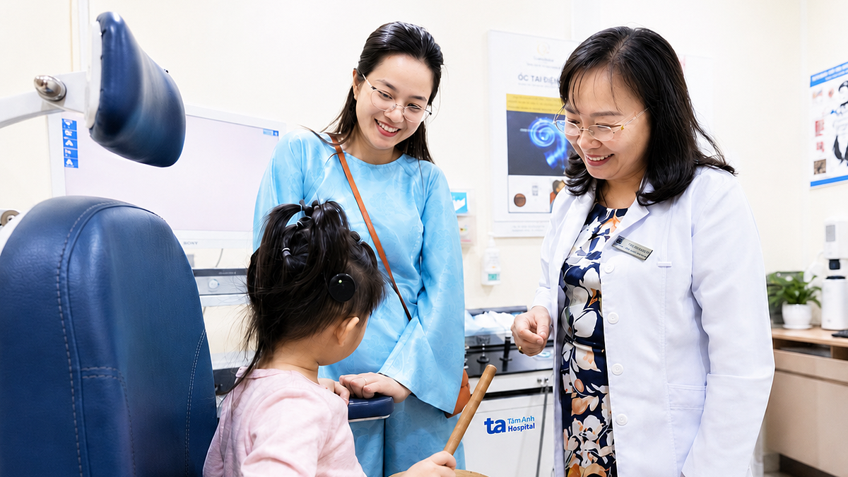 Cấy ốc tai điện tử thông minh cho bé 3 tuổi