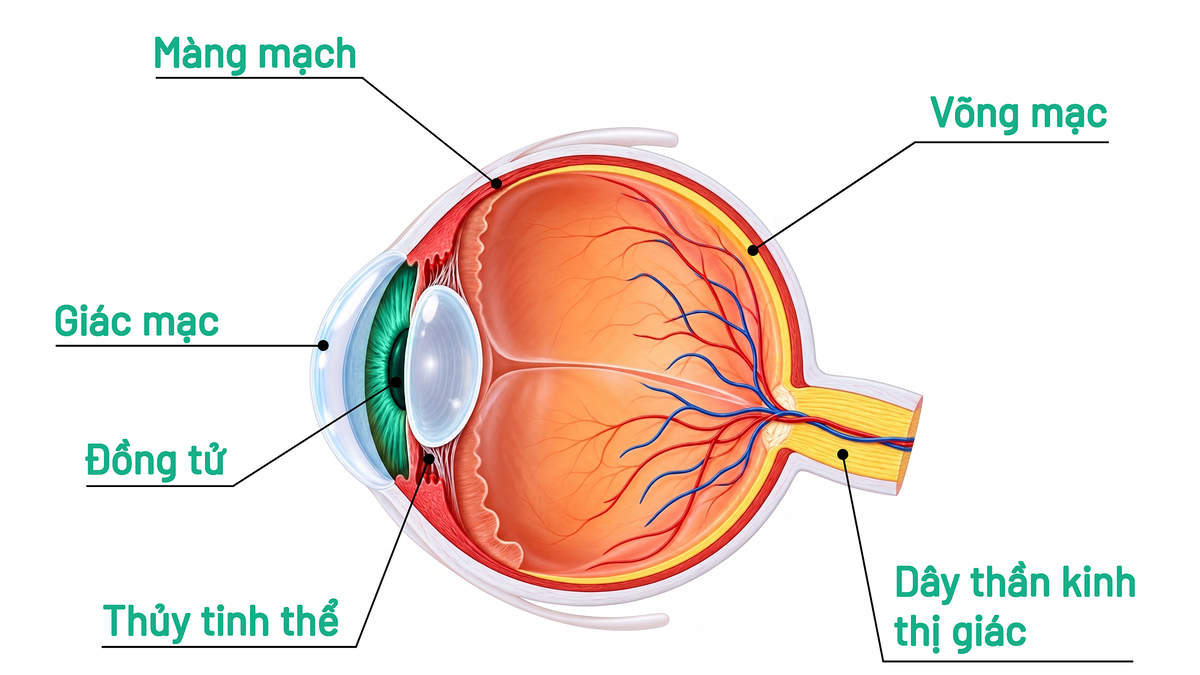 Mắt phản ứng trước thay đổi ánh sáng thế nào