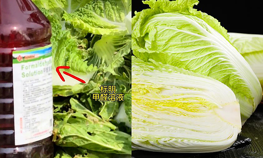 Bê bối cải thảo nhúng hóa chất gây ung thư chấn động Trung Quốc
