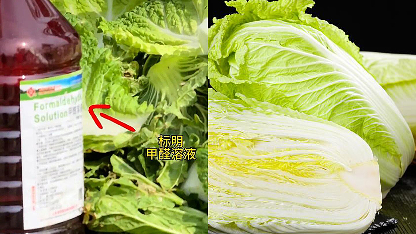 Bê bối cải thảo nhúng hóa chất gây ung thư chấn động Trung Quốc
