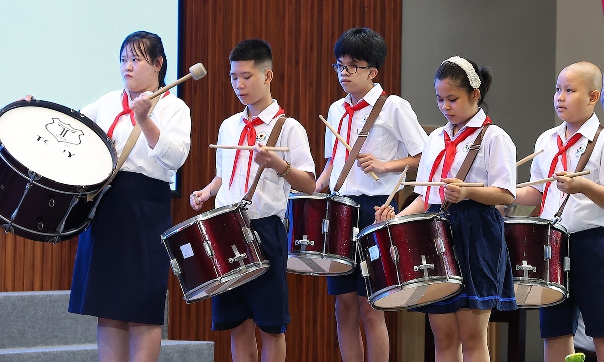 Lễ khai giảng ở nơi không có sân trường