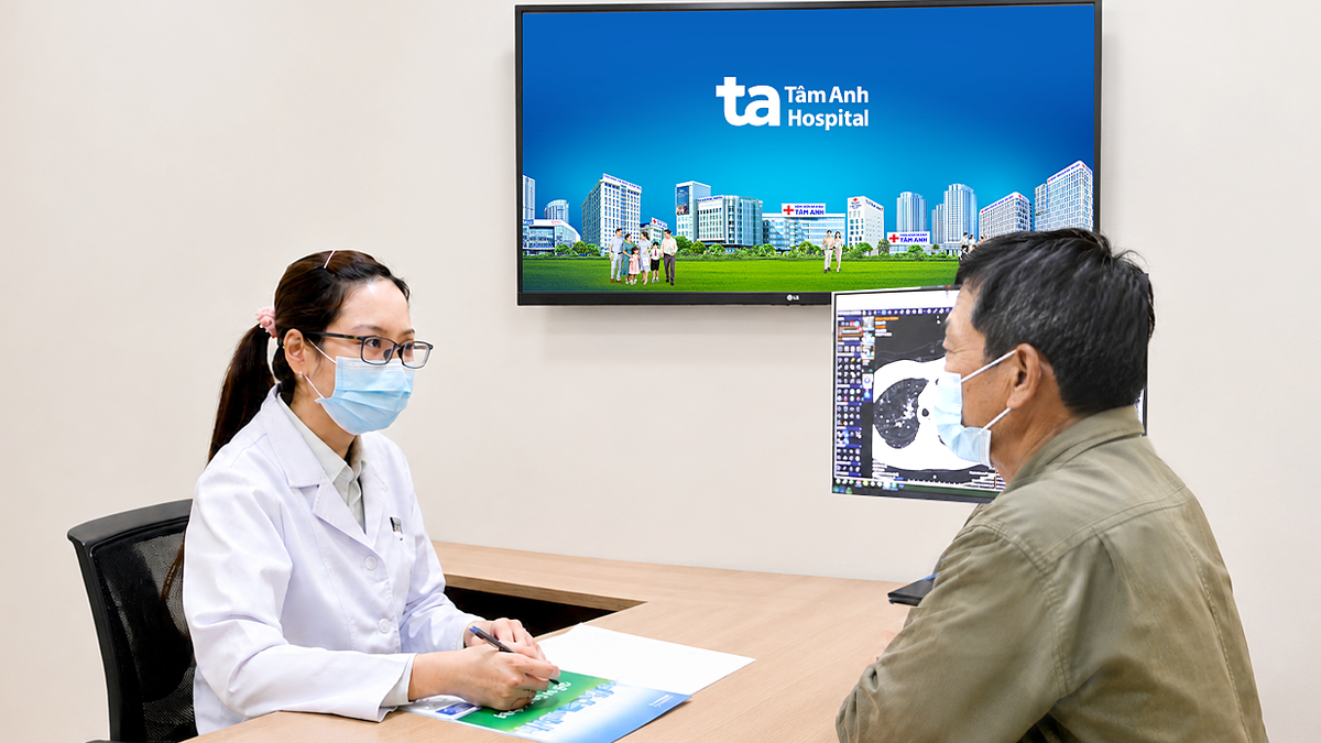 Nấm trong khoang phổi người đàn ông