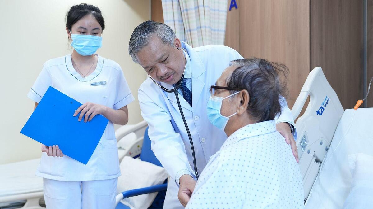 Tắc ba nhánh mạch vành, phình động mạch chủ
