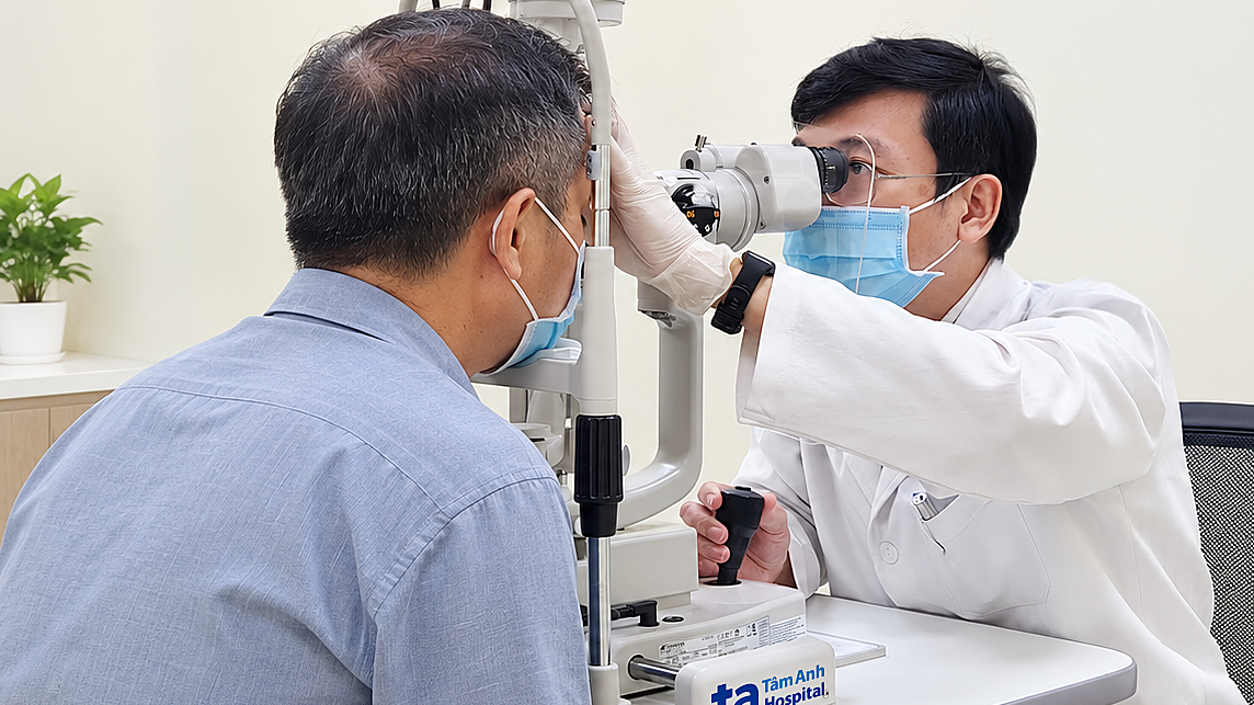 Nhìn một thành hai do liệt dây thần kinh số 6