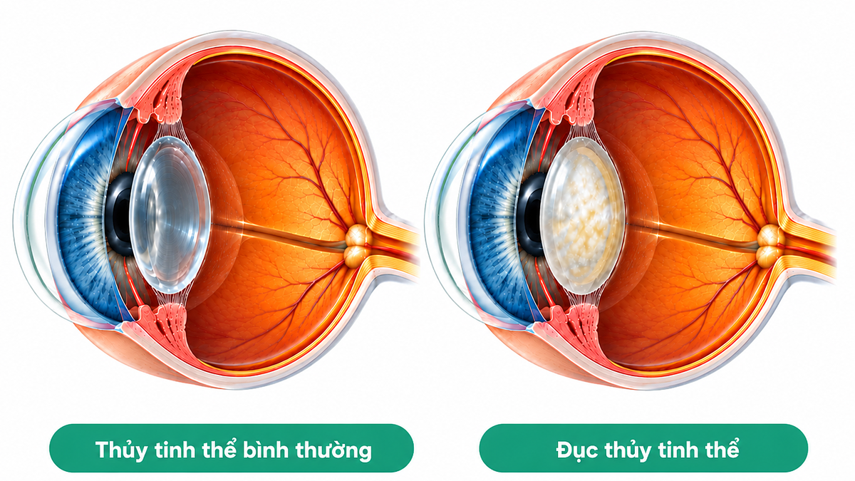 Thủy tinh thể lão hóa như thế nào theo tuổi tác?