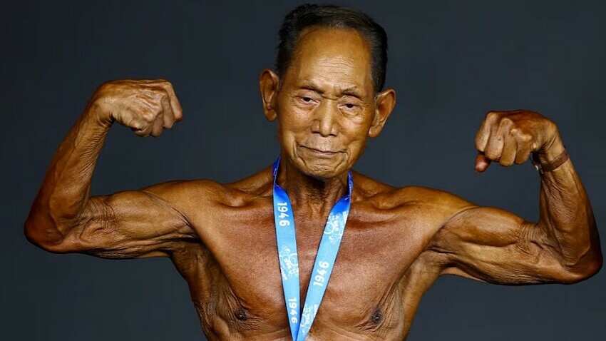 Bỏ qua đạm đắt tiền, lực sĩ 90 tuổi nuôi cơ bắp bằng món ăn rẻ tiền của người Nhật